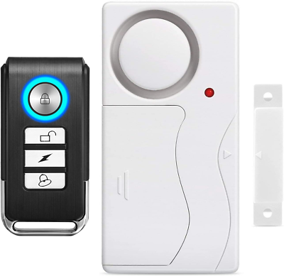 #ad Wsdcam Door Alarm Wireless Anti Theft Remote Control Door and Window Security A $20.96