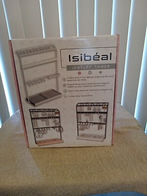 #ad Isibeal Jewelry Tower 4 Tiers And 1 Tray Design $15.00
