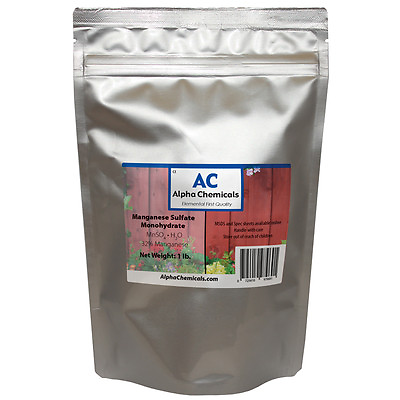 #ad 1 Pound Manganese Sulfate Powder 32% Mn $3.99