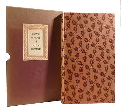 #ad John Donne LOVE POEMS OF JOHN DONNE 1st Edition Thus 1st Printing $68.95