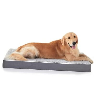 #ad Extra Large Dog Bed Orthopedic Dog Beds with XL（42quot;x30quot;x4quot; Grey crate $49.35