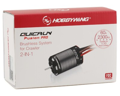 #ad Hobbywing QuicRun Fusion Pro FOC 2 in 1 ESC amp; Motor RC Car Truck System 2300Kv $149.99