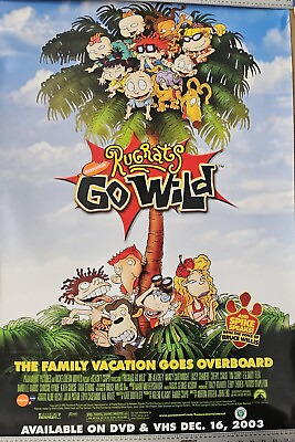 #ad From Nickelodeon The Rug Rats Go Wild 27 x 40 DVD poster $10.00