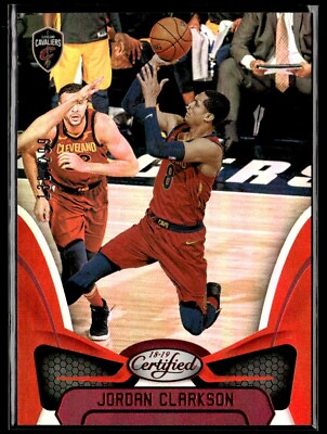 #ad 2018 19 Panini Certified Red Jordan Clarkson 138 299 Cleveland Cavaliers #19 $1.50