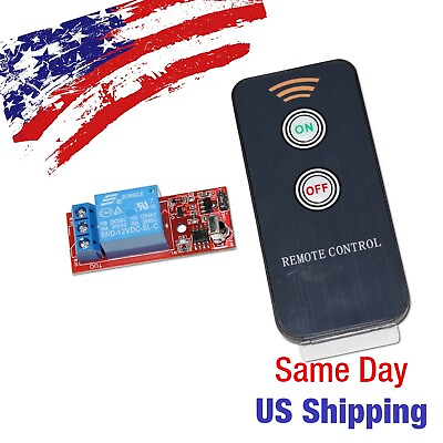 #ad Infrared IR Remote Control Relay Module Set Pair DC 12V 1 Channel US SHIP TODAY $8.52