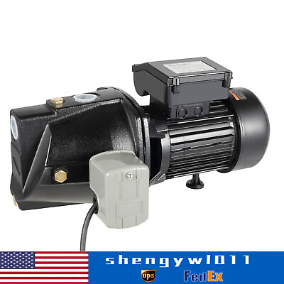 #ad 3 4HP Well Jet Pump Self Priming Shallow Water Pump with Pressure Switch 110V $125.00