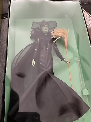 #ad The Wizard Of Oz Fantasy Glamour Wicked Witch Barbie Gold Label NIB $350.00