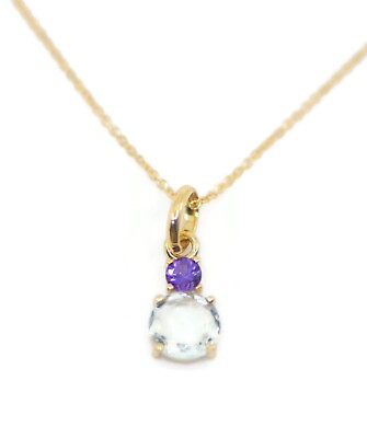 #ad Tous Amethyst 18K Yellow Gold Pendant Necklace $300.00