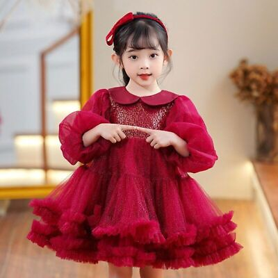 #ad Princess Dress Girls Party Dresses Cosplay Costume Dress Carnival Costumes $46.72