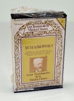 #ad Spanish Tchaikowsky Cassette Tape Case UnOpened Los Tesoros de la Musica Clasica $14.59