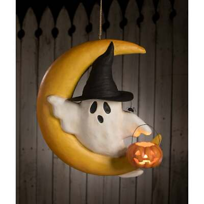 #ad Bethany Lowe Halloween Ghoulish Moon Paper Mache TJ3311 $164.00