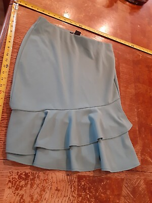 #ad NYCC Green Straight Skirt Womens Small *More in Store* #5 $7.69
