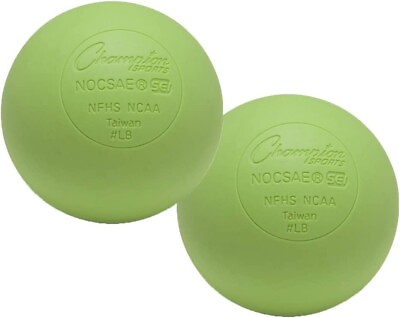 #ad #ad Champion Sport 2 PACK Official Rubber Lacrosse Balls NFHS amp; NCAA Approved Green $13.49