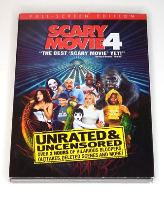 #ad Scary Movie 4 DVD 2006 Film Fullscreen Brand New amp; Sealed with Slipcover $3.99