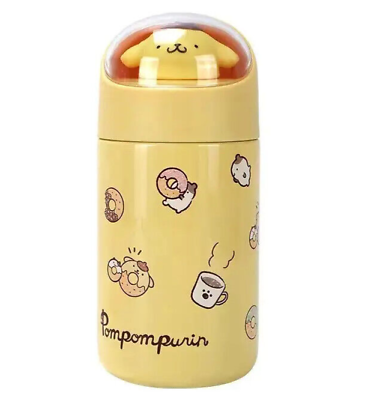 #ad #ad New Sanrio Pompompurin Stainless Steel MEDIUM Water Bottle Cup Yellow Mascot 280 $21.99