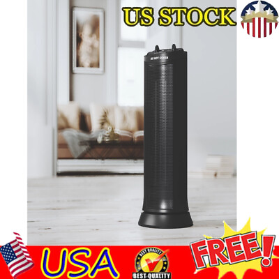 #ad 1500W Tower Space Electric Heater 17quot; Ceramic Indoor Carry Handle Lightweight US $31.24