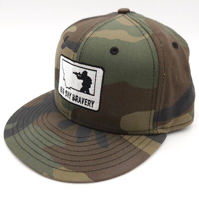 #ad Big Sky Bravery Montana New Era 9Fifty Snapback Hat Camo Ball Cap Military $17.99