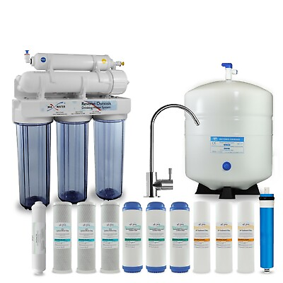 #ad 5 Stage Residential Home Max Water USA Reverse Osmosis System 50 GPD $161.45