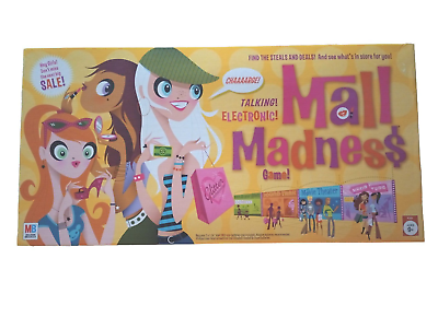 #ad Milton Bradley Mall Madness Electronic Talking board Game IN BOX Family night $19.99