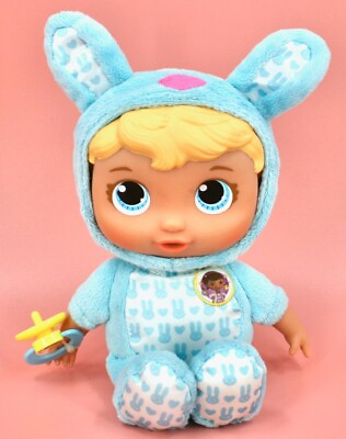 #ad Disney Doc McStuffins Lil Nursery Pal Blue Bunny Baby Doll WITH PACIFIER Paci $24.99