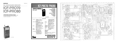 #ad SONY PRO 70 OWNERS SERVICE MANUALS 11x17quot; SCHEMATIC DIAGRAM $22.95