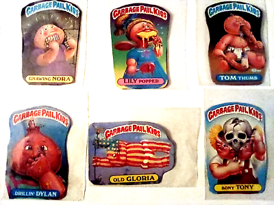 #ad 1980s GARBAGE PAIL KIDS Magnets Lot of 6 $14.99