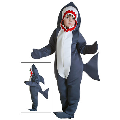 #ad Kids Animal Shark Jumpsuit Costume Cosplay Party Child Outfits Fancy Dress US $25.99