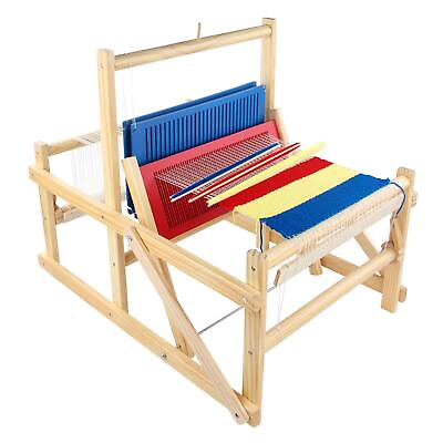 #ad Standing Weaving Loom for Kids Wooden Weaving Loom Hand Knitting Educational $165.64