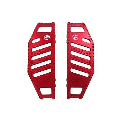 #ad Red Big Rider Driver Floorboards Foot Pegs for Harley Dyna Switchback FLD 12 16 $219.95