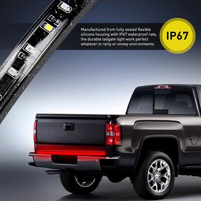 #ad 60quot; Truck Tailgate LED Strip Light Bar Reverse Brake Tail Stop Turn Signal 5Mode $14.59