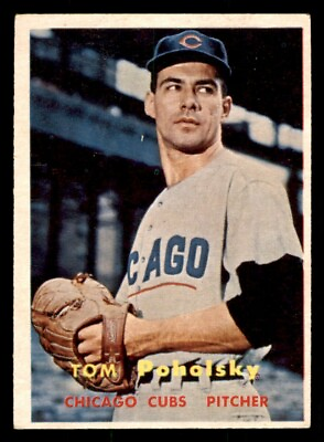 #ad 1957 Topps Baseball #235 Tom Poholsky EX $6.00