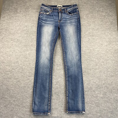 #ad BKE Womens Jeans 29x33.5 Payton Universal Fit Mid Rise Stretch Blue Denim $21.88