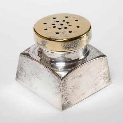 #ad J E Caldwell George Washington Reproduction Sterling Silver Salt Pepper Shaker $60.00