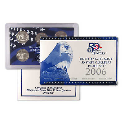 #ad 2006 State Quarter Clad Proof Set U.S. Mint Packaging OGP COA $8.99