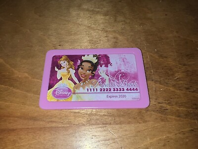 #ad Pink Plastic Disney Princess Play Shopping Bank Card 2020 Accessory Part Piece $9.99
