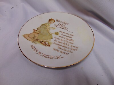 #ad 1976 Hollie Hobbie Commemorative Edition Porcelain Plate Mother#x27;s Day WWA 8quot; Jap $5.99