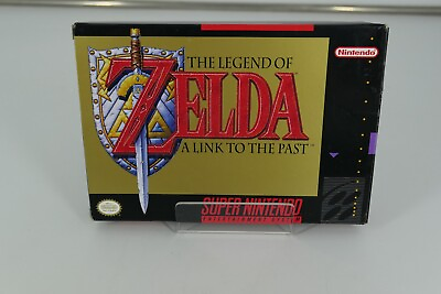 #ad The Legend of Zelda A Link to the Past Super Nintendo SNES CIB Box Map Near Mint $249.99