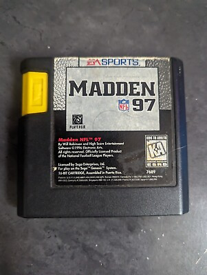 #ad Madden NFL 97 Sega Genesis 1996 $7.95