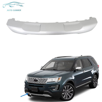 #ad Silver For Ford Explorer 2016 2017 Front Lower Bumper Valance Panel Skid Plate $51.59