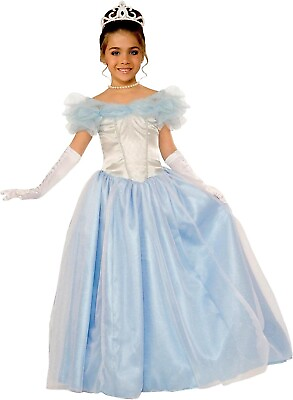 #ad Girls Happily Ever After Princess Cinderella Costume Child Size Small 4 6 Dress $21.94