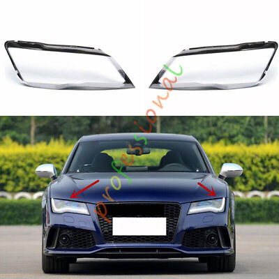 #ad For Audi A7 RS7 2012 2015 Both Side Headlight Clear Lens Replace CoverSealant $272.15