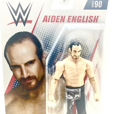 #ad WWE Mattel Aiden English Action Figure Series 90 New $9.47