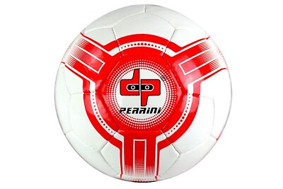 #ad Perrini Futsal Ball White Red Low Bounce Football Official Size 4 $14.78