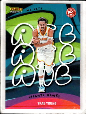#ad 2022 23 Panini Instant My City Trae Young 1485 #MY 8 Hawks $1.35