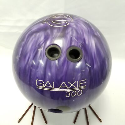 #ad Ebonite Galaxie 300 Bowling Ball Purple Marble Swirl 12 LB $24.99