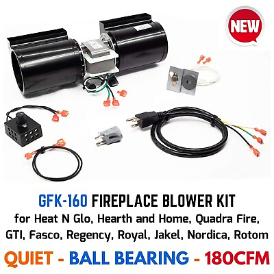 GFK 160 Fireplace Blower Fan for Heat N Glo Quadra Fire GTI Fasco Regency Royal $257.63