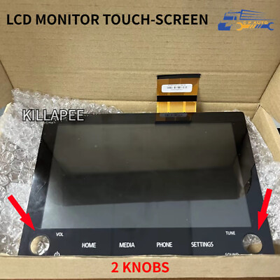 #ad 8740a130 040 For Mitsubishi Outlander 20 22 8quot; LCD MONITOR TOUCH SCREEN 2 KNOBS $269.98