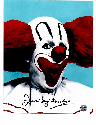 #ad Frank Averuch Bozo Clown Signed 8 x 10 Photo With COA TTM Hologram Seal 228365 $150.00