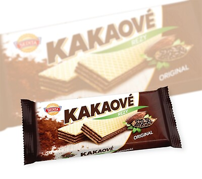 #ad 30x50g Sedita Traditional Slovak Original Cocoa Cream Filling Wafers $90.00