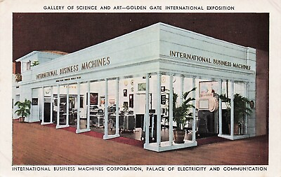 #ad San Francisco 1939 Golden Gate Expo Gallery of Science and Art Vtg Postcard E15 $85.00